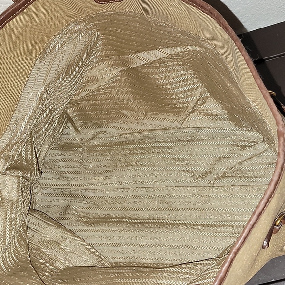 Prada canapa canvas tote bag - Picture 8 of 13